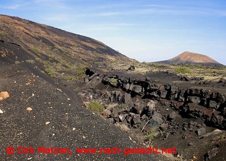 Lanzarote, Ende des Lavafeldes