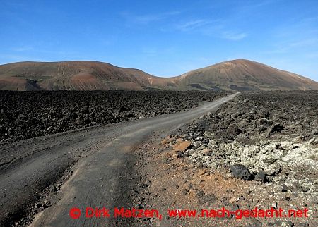 Lanzarote, Weg im Naturpark