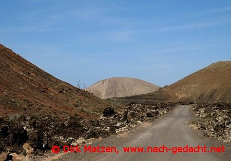 Lanzarote, Wanderweg zwischen Vulkanen