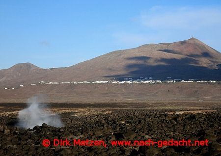 Lanzarote, Blick zum Atalaya de Fems
