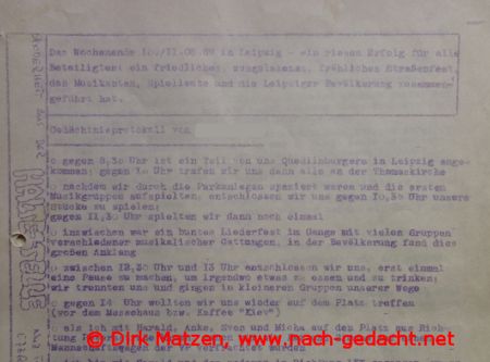 Titelseite Gedchtnisprotokoll 1989