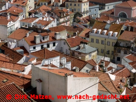 Lissabon, Dächer der Alfama