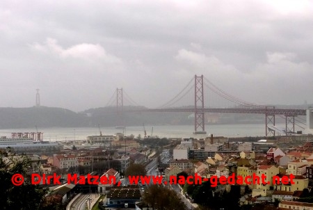 Lissabon, Tejo-Brcke