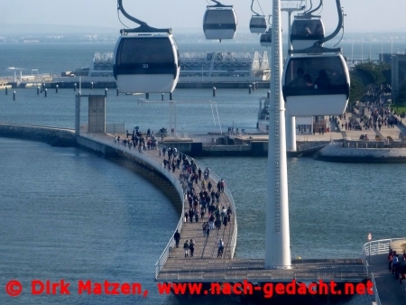 Lissabon, Seilbahn auf dem Expo-Gelnde