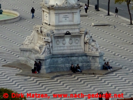 Lissabon, Bodenbelag des Rossio