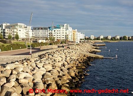 Malmö, Häuser am Meeresrand