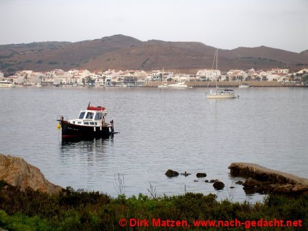Menorca - Boote bei Fornells