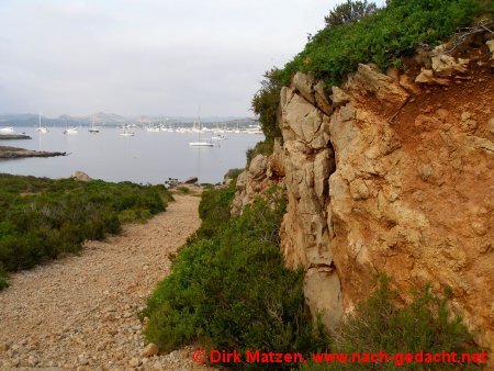 Menorca, Auf dem Weg zur Spitze der Mola de Fornells