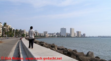 Mumbai/Bombay, am Marine Drive