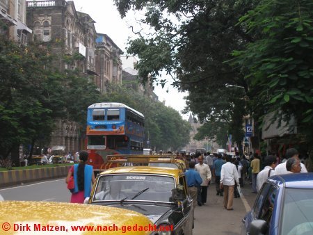 Mumbai/Bombay, Straenszene im Fort