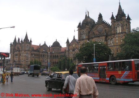 Mumbai/Bombay, Bahnhof Victoria Terminus VT