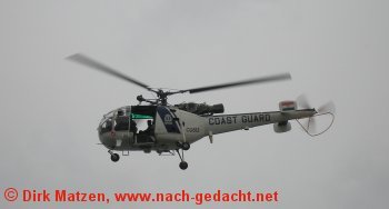 Mumbai/Bombay, Hubschrauber der Coast Guard