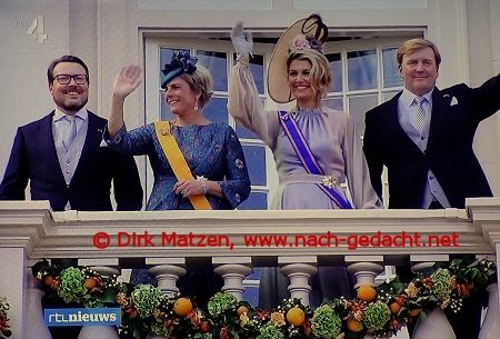 Den Haag, Knigsfamilie im TV