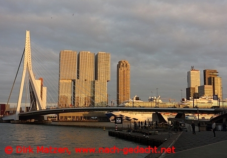 Rotterdam, Blick zum Wilhelmina-Pier