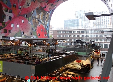 Rotterdam, neue Markthalle Innenansicht