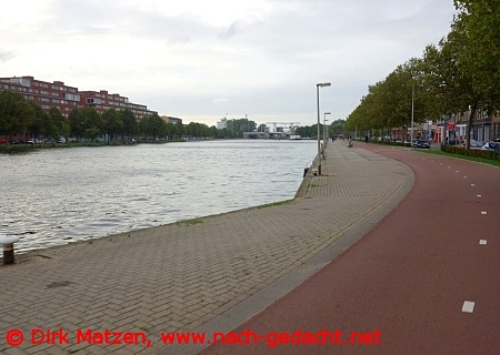 Rotterdam, ein normaler Radweg