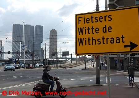 Rotterdam, Hinweisschild