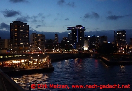 Rotterdam, Nieuwe Maas abends