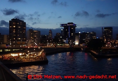 Rotterdam, Nieuwe Maas abends