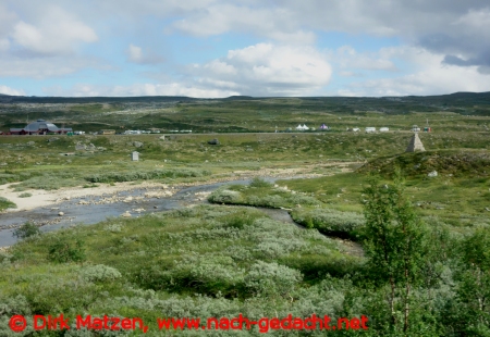 Zugfahrt Nordlandbahn, am Polarkreis