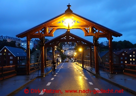 Trondheim, alte Stadtbrcke