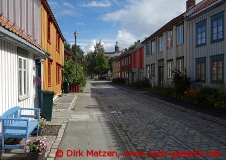 Trondheim, Quartier am Hafen