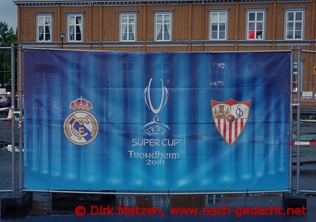 Trondheim, Plakat UEFA Supercup Trondheim 2016
