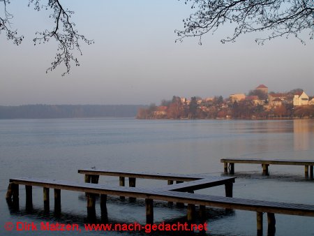 Der Straussee bei Strausberg im Winter