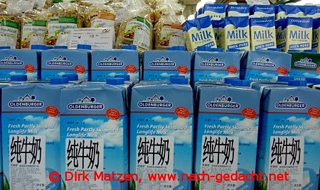 Oldenburger Milch in Peking