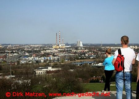 Krakau, Blick vom Kopiec Krakusa