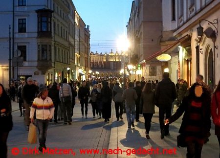 Krakau, Touristen in der Altstadt