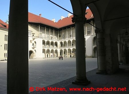 Krakau, Wawel Schloss Innenhof