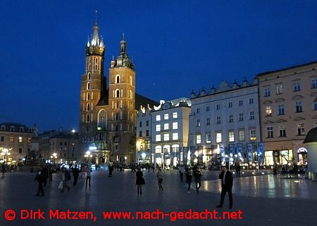 Krakau, Hauptmarkt Marienkirche