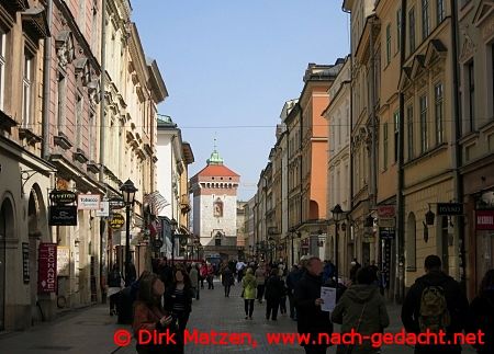 Krakau, Strasse zum Florianstor