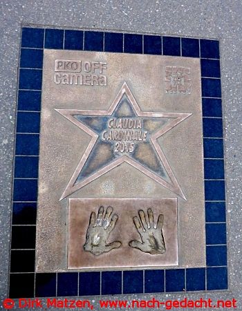 Krakau, Walk of Fame Claudia Cardinale