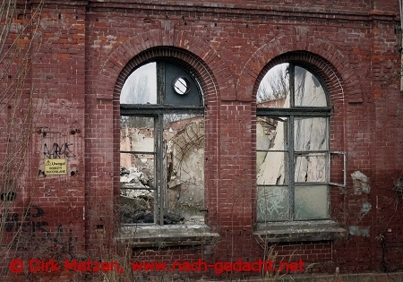 Lodz, Ruinen der früheren Textilfabrik Uniontex