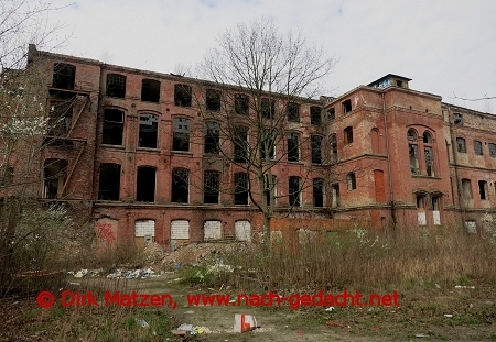 Lodz, Industrieruine in Ksiezy Mlyn