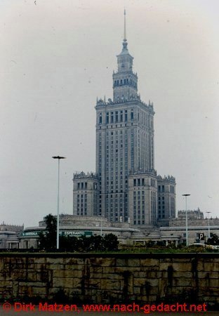 Warschau, Palast für Kultur und Wissenschaft 1987