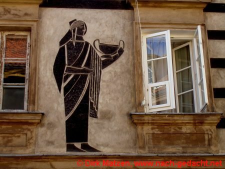 Warschau Neustadt, Details an Wohngebuden