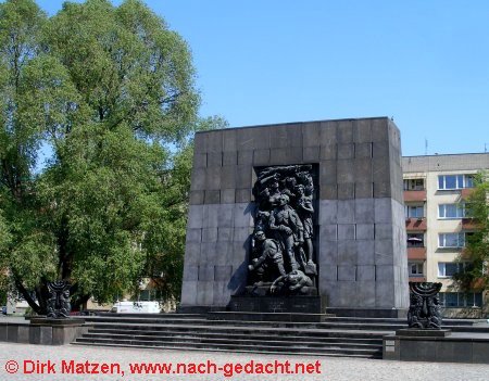 Warschau, Denkmal der Helden des Ghettos