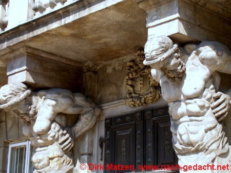 Warschau, Details an Haus