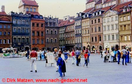Warschau Altstadtmarkt 1987