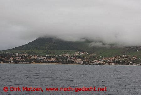 Porto Santo, Pico Castelo in Wolken