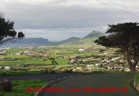 Porto Santo, Strae zum Pico Castelo