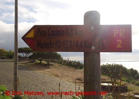 Porto Santo, Wanderweg PR2 zum Pico Castelo