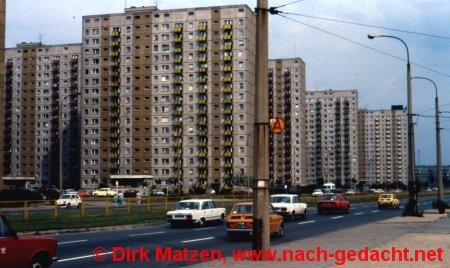 Poznan, Posen - Plattenbau, Neubau-Wohngebiet 1987