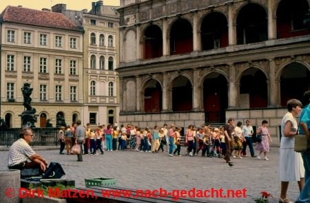 Poznan, Posen - Stary Rynek, Altstadtmarkt 1987