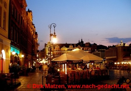 Poznan / Posen - Stary Rynek Abendstimmung
