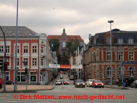 Flensburg, Blick zum Museumsberg