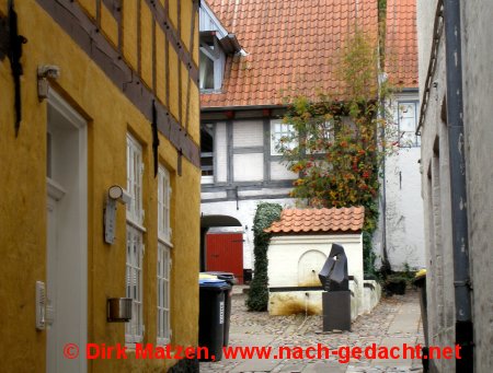 Flensburg, Hof in der Norderstrae